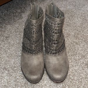 Brownish/Gray booties